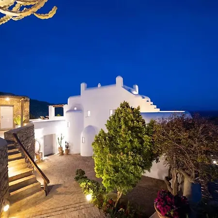Leo - Sea View Elegance And Infinity Pool فيلة Agrari (Mykonos)