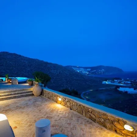 Leo - Sea View Elegance And Infinity Pool فيلة Agrari (Mykonos)